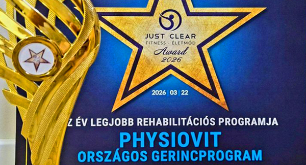 KÖZLEMÉNY - PhysioVité lett az év legjobb rehabilitációs programja díj